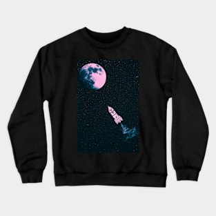 Rocket to the moon Crewneck Sweatshirt